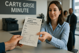 carte grise minute