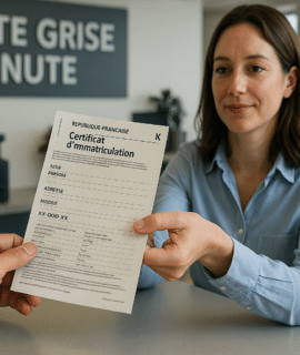 carte grise minute